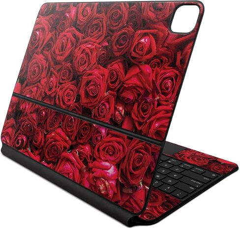 Skin Compatible with Apple Magic Keyboard for iPad Air 13-inch (M2) 2024 - Too Many Roses - Premium 3M Vinyl Protective Wrap Decal Cover - Easy to Apply | Crafted in The USA by MightySkins in Saudi Arabia