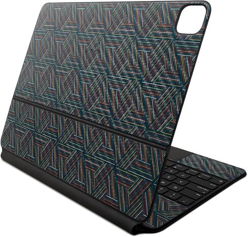 Carbon Fiber Skin Compatible with Apple Magic Keyboard for iPad Air 13-inch (M2) 2024 - Vintage Polaroid - Premium 3M Vinyl Protective Decal Cover - Easy to Apply | Crafted in The USA by MightySkins in Saudi Arabia