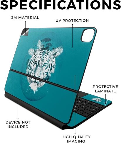 Skin Compatible with Apple Magic Keyboard for iPad Air 13-inch (M2) 2024 - Too Many Roses - Premium 3M Vinyl Protective Wrap Decal Cover - Easy to Apply | Crafted in The USA by MightySkins in Saudi Arabia