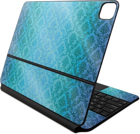 Glossy Glitter Skin Compatible With Apple Magic Keyboard for iPad Air 13-inch (M2) 2024 - Warm Modern Camo - Premium 3M Vinyl Protective Decal Cover - Easy To Apply | Crafted in the USA by MightySkins in Kuwait