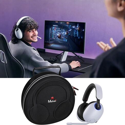 حقيبة حمل صلبة من Mchoi مناسبة لسماعات الألعاب Sony-INZONE H3 MDR-G300 / H5 WH-G500 / H7 WH-G700 / H9 WH-G900N، حافظة واقية للسفر ضد الصدمات، حافظة فقط in Saudi Arabia