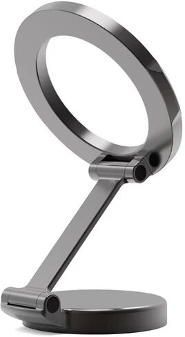 Fits MagSafe Car Mount, Hands Free Strong Magnetic Phone Holder for Car, Compatible with iPhone 15 14 13 12 Pro Max Plus, Magsafe Case and Other Smartphones Use with Iron Ring, (Silver) in Saudi Arabia
