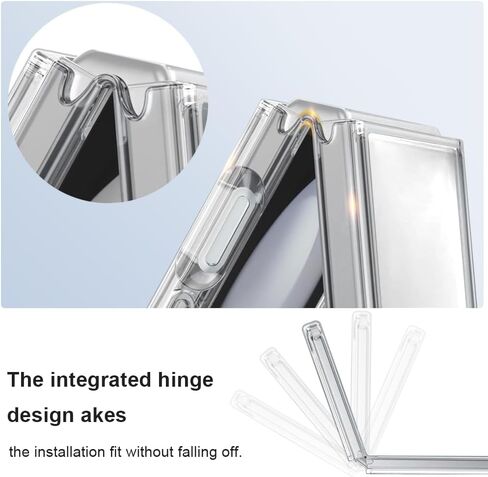 Magnetic Case for Samsung Galaxy Z Flip 5 Compatible with Magsafe, Flip 5 Case with Kickstand, Slim&Silky Matte Translucent Back TPU Hinge Shockproof Protective Case for Z Flip5 5G (Black) in Saudi Arabia