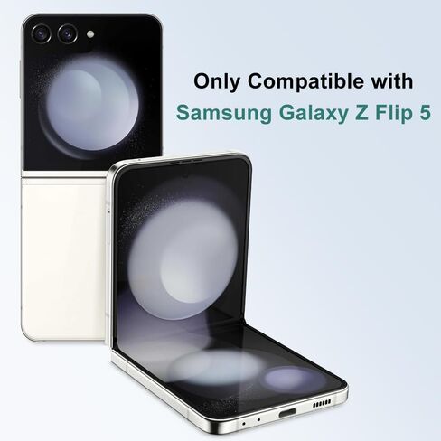 Magnetic Case for Samsung Galaxy Z Flip 5 Compatible with Magsafe, Flip 5 Case with Kickstand, Slim&Silky Matte Translucent Back TPU Hinge Shockproof Protective Case for Z Flip5 5G (Black) in Saudi Arabia