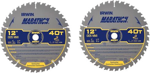 IRWIN 12 Inch 40T Large Diameter Saw Blades Combo Pack (IWAS1240CMB) in Kuwait