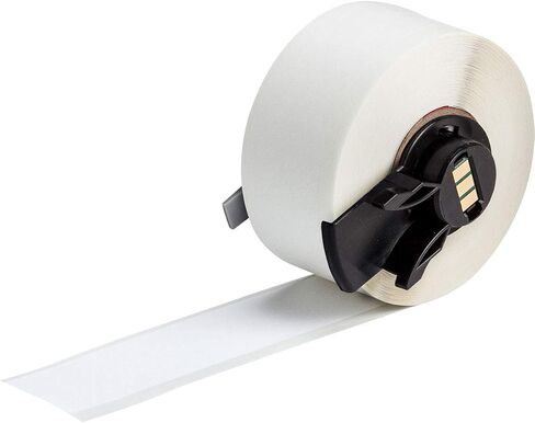 Brady PTL-42-489 TLS 2200 وTLS PC Link 1 عرض × 50 ارتفاع، B-489 بوليستر شديد العدوانية، لمسة نهائية مطفأة اللمعة بيضاء ملصق BradyBondz in Saudi Arabia