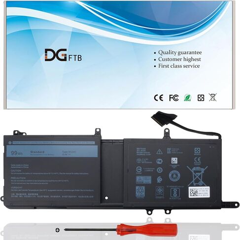 بطارية كمبيوتر محمول 9NJM1 99WH لأجهزة Dell مع Alienware 15 R3 R4 17 R4 R5 P31E001 P31E002 P69F001 P69F002 ALW17C-D1738 D1748 D1758 D1848 D2738 D2748 D2758 R1748 0546FF 44T2R HF25 0MG2YH01D82 in Saudi Arabia