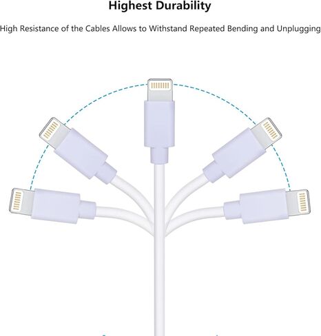 Short USB C to Apple Charger Cable, 2 Pack Short Charging Cable Compatible with iPhone 14 13 13 Pro 12 Pro Max 12 11 X XS XR 8 Plus, AirPods Pro and More(0.75ft/9inch/23cm) in Kuwait