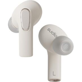 Sudio E3 Wireless Earbuds with Bluetooth 5.3, Hybrid ANC, Microphone, Codec AAC, 30h Playtime, Wireless and USB Type-C Charging, Sweat and Splash Resistance