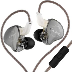 FAAEAL KZ EDC PRO in-Ear Headphones,Professional High-Sensitivity and Large Dynamic Earphone,HiFi Powerful Bass Music IEM Earbuds,2Pin Detachable Monitors (OFC Cable Version No Mic)