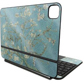 Glossy Glitter Skin Compatible with Apple Magic Keyboard for iPad Pro 11‑inch (M4) 2024 - Almond Blossom - Premium 3M Vinyl Protective Decal Cover - Easy to Apply | Crafted in The USA by MightySkins