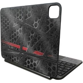 Glossy Glitter Skin Compatible with Apple Magic Keyboard for iPad Pro 11‑inch (M4) 2024 - Tech Web - Premium 3M Vinyl Protective Wrap Decal Cover - Easy to Apply | Crafted in The USA by MightySkins