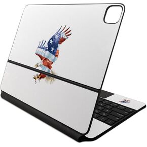 Glossy Glitter Skin Compatible with Apple Magic Keyboard for iPad Air 13-inch (M2) 2024 - VSCO4 - Premium 3M Vinyl Protective Wrap Decal Cover - Easy to Apply | Crafted in The USA by MightySkins