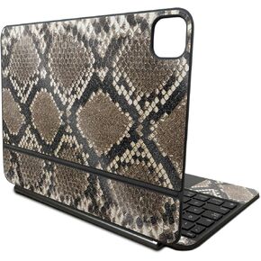 Glossy Glitter Skin Compatible with Apple Magic Keyboard for iPad Pro 11‑inch (M4) 2024 - Rattler - Premium 3M Vinyl Protective Wrap Decal Cover - Easy to Apply | Crafted in The USA by MightySkins