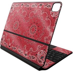 Glossy Glitter Skin Compatible with Apple Magic Keyboard for iPad Air 13-inch (M2) 2024 - Bandana - Premium 3M Vinyl Protective Wrap Decal Cover - Easy to Apply | Crafted in The USA by MightySkins