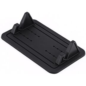 Silicone Car Cell Phone Holder, Dashboard Anti Slip Vehicle GPS Mount Stand Universal Cellphone Mounting Pad Dash Adjustable Smartphone Devices Table Hands Free Mat Reusable Home Office Accessories