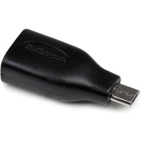 StarTech.com Micro USB OTG to USB Adapter - Micro USB Male OTG to USB Female Adapter - USB On The Go Adapter (UUSBOTGADAP), Black