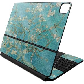 Glossy Glitter Skin Compatible with Apple Magic Keyboard for iPad Air 13-inch (M2) 2024 - Almond Blossom - Premium 3M Vinyl Protective Decal Cover - Easy to Apply | Crafted in The USA by MightySkins