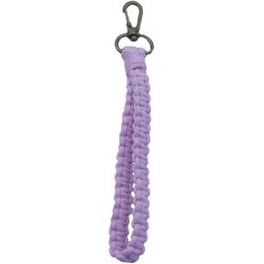 Macrame Keychain Handmade Boho Wristlet Key chain Wrist Lanyard Rainbow