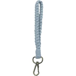 Macrame Keychain Handmade Boho Wristlet Key chain Wrist Lanyard Rainbow