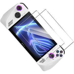 (2 Pcs) Fully Covered Screen Protector for ASUS ROG Ally Handheld 7 inch 2023 Tempered Glass 9H Hardness Transparent Ultra HD Bubble Free, Anti-Scratch, Anti-Fingerprint