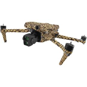 MightySkins Carbon Fiber Skin Compatible with DJI Air 3 - Rattleskin | Protective, Durable Textured Carbon Fiber Finish | Easy to Apply