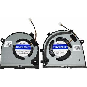 Replacement New CPU + GPU Cooling Fan for Dell G3-3579 Gaming Laptop 0GWMFV 0TJHF2 DFS481105F20T DC28000KUF0 FKB6 DFS551205ML0T FKB7 DC28000KVF0 Fan