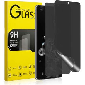 Galaxy S20 Ultra Privacy Screen Protector, [Anti-Spy] [Case Friendly] [Full Coverage] [Support in-Screen Unlock] Premium Flexible Film Screen Protector for Samsung Galaxy S20 Ultra [2-Pack]