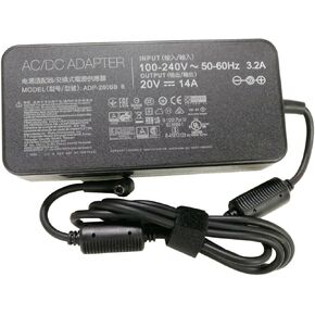 20V 14A 280W AC Power Adapter Charger ADP-280BB B Compatible for ASUS ROG Zephyrus S17 GX703 GX703HS-KF004R GX703HR-KF051R GX703HM-KF001R Gaming Laptop