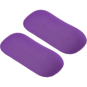 PATIKIL Mouse Wrist Rest, 2 Pack Mouse Wrist Support Ergonomic Mouse Pad Cushion Comfortable Memory Foam for Computer Laptop Office, Purple