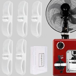 Cord Organizer for Fans (White 5pcs)