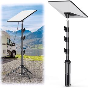 Starlink Mini Tripod Mount, Starlink Mini Adapter with 1/4'' Screw Easy Mounting on Tripod Stand, Adjustable Height and Tile, Starlink Mini Pole Mounting Kit for Starlink Gen 4(V4) Standard Dish