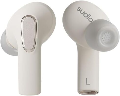 Sudio E3 Wireless Earbuds with Bluetooth 5.3, Hybrid ANC, Microphone, Codec AAC, 30h Playtime, Wireless and USB Type-C Charging, Sweat and Splash Resistance in Saudi Arabia