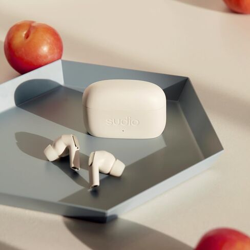 Sudio E3 Wireless Earbuds with Bluetooth 5.3, Hybrid ANC, Microphone, Codec AAC, 30h Playtime, Wireless and USB Type-C Charging, Sweat and Splash Resistance in Saudi Arabia