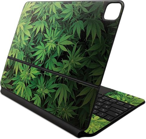 Skin Compatible with Apple Magic Keyboard for iPad Air 13-inch (M2) 2024 - Red Modern Camo - Premium 3M Vinyl Protective Wrap Decal Cover - Easy to Apply | Crafted in The USA by MightySkins in Saudi Arabia