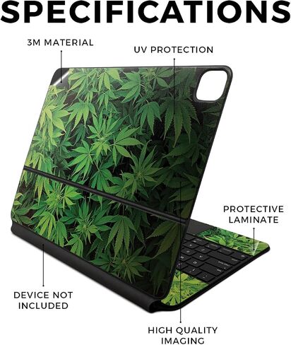 Skin Compatible with Apple Magic Keyboard for iPad Air 13-inch (M2) 2024 - Red Modern Camo - Premium 3M Vinyl Protective Wrap Decal Cover - Easy to Apply | Crafted in The USA by MightySkins in Saudi Arabia