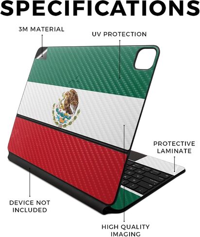 Skin Compatible with Apple Magic Keyboard for iPad Air 13-inch (M2) 2024 - Red Modern Camo - Premium 3M Vinyl Protective Wrap Decal Cover - Easy to Apply | Crafted in The USA by MightySkins in Saudi Arabia