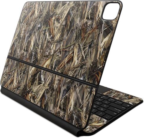 Skin Compatible with Apple Magic Keyboard for iPad Air 13-inch (M2) 2024 - Red Modern Camo - Premium 3M Vinyl Protective Wrap Decal Cover - Easy to Apply | Crafted in The USA by MightySkins in Saudi Arabia