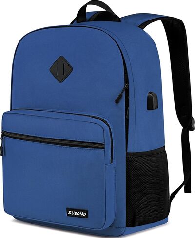 Black Backpack for Boys, Backpack for School Teens, Lightweight Casual High School Bookbag, Laptop Backpack with USB Charging Port Fits 15.6 Inch Notebook in Saudi Arabia