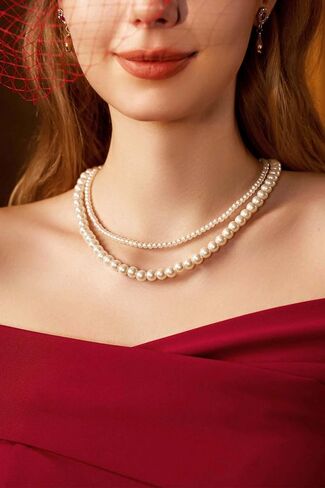 BABEYOND Navajo Pearl Necklace Western Jewelry for Women Long Pearl Necklace Western Beaded Necklace for Cowgirls in Saudi Arabia