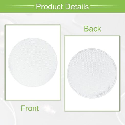 ACROPIX Universal 4.5 بوصة شبكة مكبر صوت لمضخم الصوت 118 × 124 × 9 مم بدون إطار أبيض - عبوة من 1 in Saudi Arabia