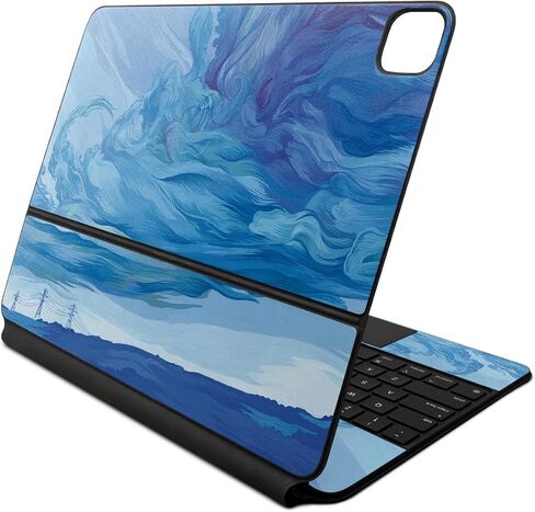 Skin Compatible with Apple Magic Keyboard for iPad Air 13-inch (M2) 2024 - Hustle - Premium 3M Vinyl Protective Wrap Decal Cover - Easy to Apply | Crafted in The USA by MightySkins in Kuwait