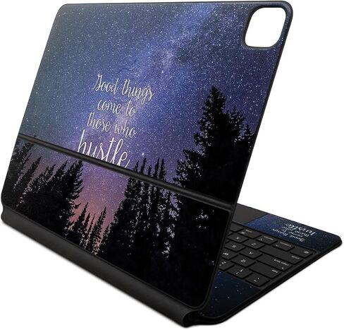 Skin Compatible with Apple Magic Keyboard for iPad Air 13-inch (M2) 2024 - Hustle - Premium 3M Vinyl Protective Wrap Decal Cover - Easy to Apply | Crafted in The USA by MightySkins in Kuwait