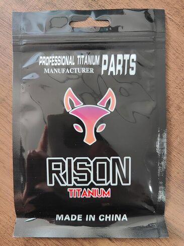 RISON Titanium Bolts Ti Bolt M8*1.25 * 25 Hex Tapered Socket Head 5Pcs Original Titanium Hex Tapered Head Bolt Screw for Bike stem in Kuwait