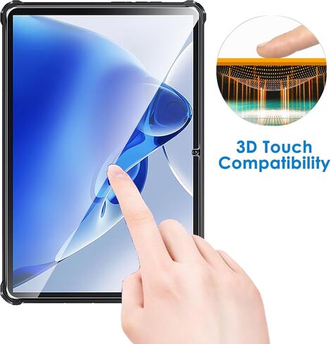عبوتان متوافقتان مع واقي شاشة Oukitel RT7 5G، تغطية كاملة لطبقة من الزجاج المقوى 9H، مقاومة للخدش عالية الدقة، خالية من الفقاعات لواقي شاشة Oukitel RT7 5G in Saudi Arabia