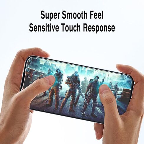 (عبوتان) واقي شاشة للخصوصية غير لامع مصمم لهاتف iPhone 13، iPhone 13 Pro، iPhone 14 (6.1 بوصة) طبقة من الزجاج المقوى، مضاد للوهج، مضاد لبصمات الأصابع، فائق النعومة in Kuwait