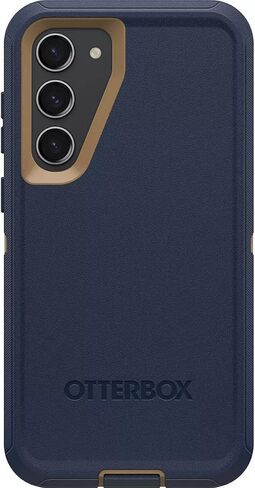 OtterBox Galaxy S23+ (Only) - Defender Series Case - Blue Suede Shoes - Rugged & Durable - with Port Protection - Case Only - Non-Retail Packaging in Saudi Arabia