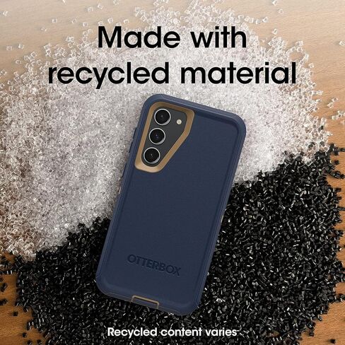 OtterBox Galaxy S23+ (Only) - Defender Series Case - Blue Suede Shoes - Rugged & Durable - with Port Protection - Case Only - Non-Retail Packaging in Saudi Arabia