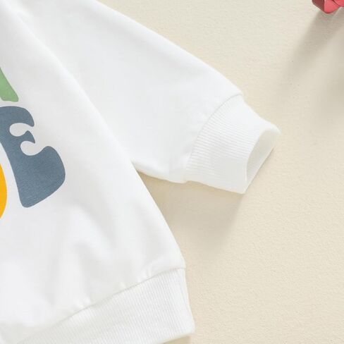 Kayotuas Toddler Baby Boy Birthday Outfit 1 2 3 4 Year Old Birthday Boy Sweatshirt and Pants Set 2 Piece Infant Fall Clothes in Saudi Arabia