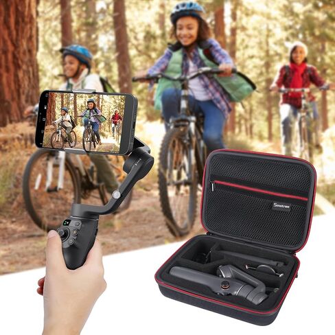 حافظة Smatree OSMO Mobile 6، حقيبة تخزين محمولة مقاومة للماء، حقيبة سفر لـ DJI OSMO Mobile 6 Gimbal Stabilizer and Accessories (الجراب فقط) in Saudi Arabia